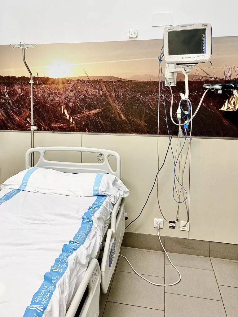 imágenes de Villegas en el Hospital de Manacor